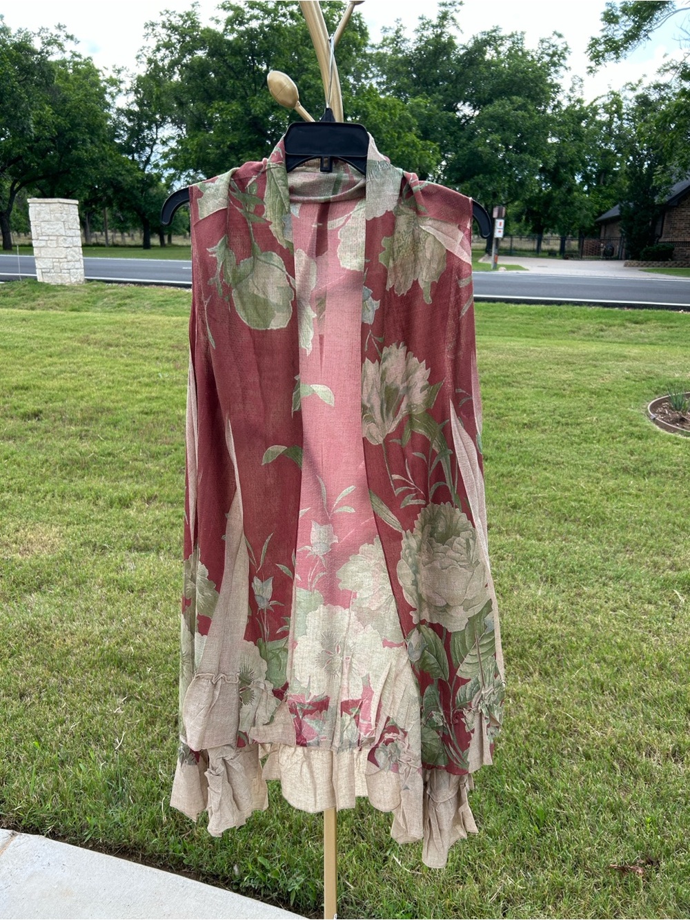 Duster Vest Kimono Coverup Wrap NWOT